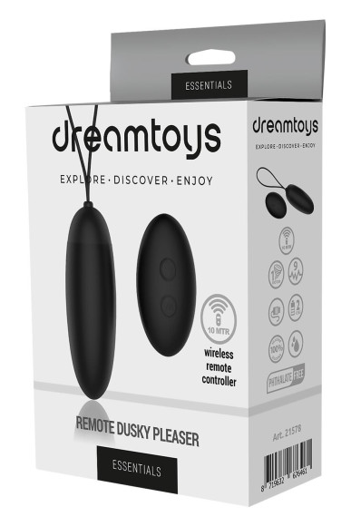 Черное виброяйцо REMOTE DUSKY PLEASER