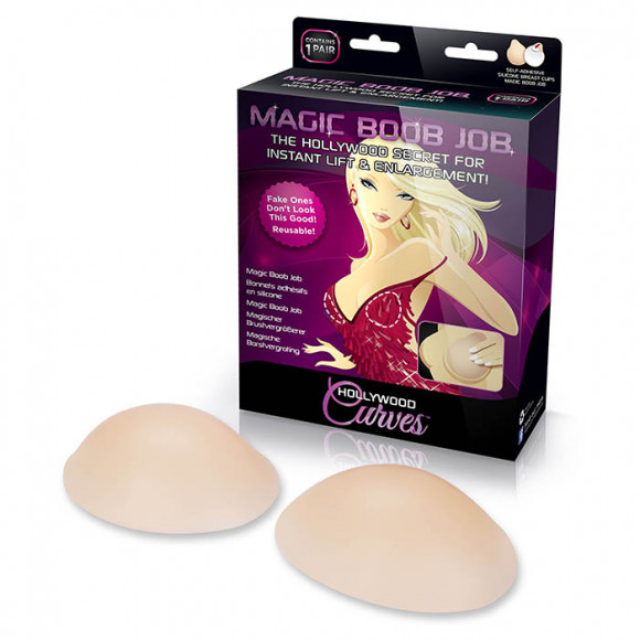 Силиконовые вкладки на клейкой основе для увеличения и коррекции формы груди MAGIC BOOB JOB