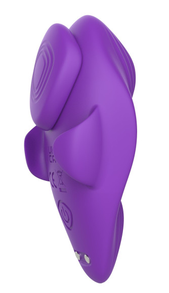 Фиолетовый вибратор в трусики с магнитной фиксацией Фиолетовый вибратор в трусики с магнитной фиксацией