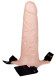 Пустотелый реалистичный фаллопротез на ремешках - 18 см. Пустотелый реалистичный фаллопротез на ремешках - 18 см.