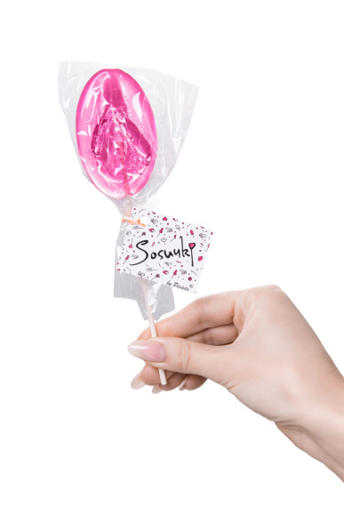 Леденец в форме вагины со вкусом айриш крим - 50 гр. Леденец в форме вагины со вкусом айриш крим - 50 гр.