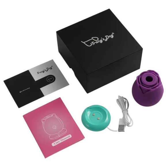 Фиолетовый вакуумный стимулятор Rose Фиолетовый вакуумный стимулятор Rose