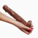 Карамельный фаллоимитатор на присоске - 25 см. Карамельный фаллоимитатор на присоске - 25 см.