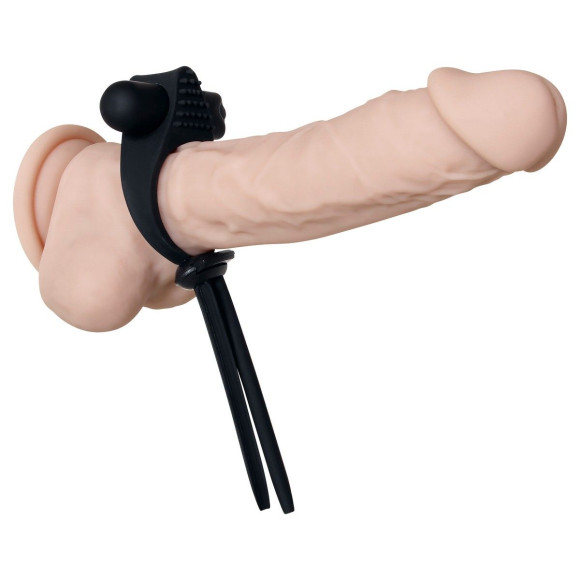 Черное эрекционное лассо с вибропулей Black Tie Affair Черное эрекционное лассо с вибропулей Black Tie Affair