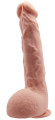Телесный фаллоимитатор Jason на присоске - 24 см. Телесный фаллоимитатор Jason на присоске - 24 см.