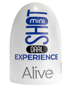 Телесный мастурбатор-ротик Oral Mini Masturbator