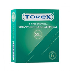 Презервативы Torex Увеличенного размера - 3 шт. Презервативы Torex Увеличенного размера - 3 шт.