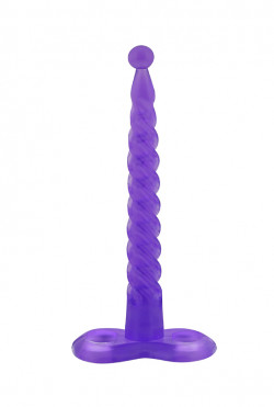 Фиолетовая силиконовая втулка-спираль - 15,2 см.