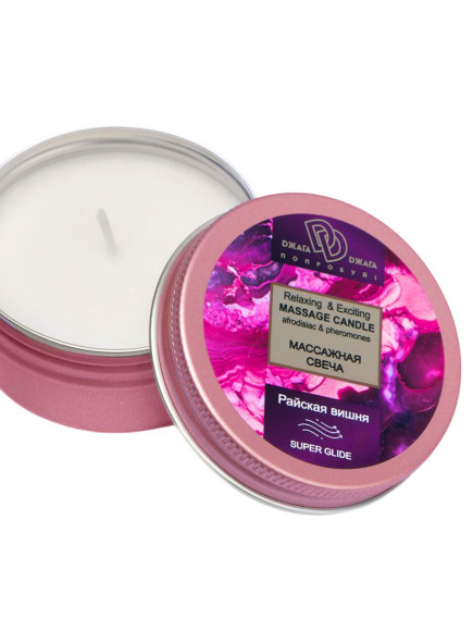 Массажная свеча Райская вишня Массажная свеча Райская вишня