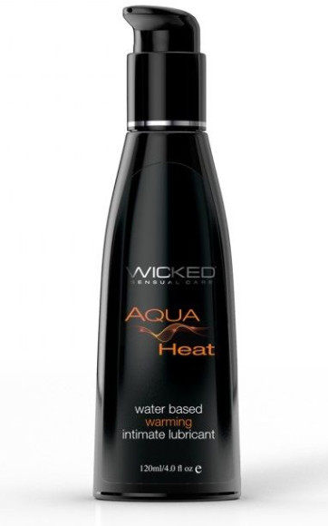 Согревающий лубрикант на водной основе Wicked AQUA HEAT - 120 мл. Согревающий лубрикант на водной основе Wicked AQUA HEAT - 120 мл.