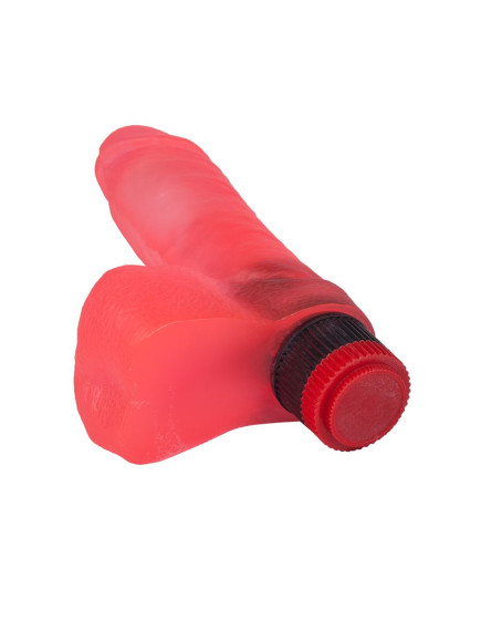Розовый вибромассажёр в форме фаллоса - 16 см. Розовый вибромассажёр в форме фаллоса - 16 см.