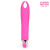 Розовый мини-вибратор для стимуляции эрогенных зон - 15,5 см.