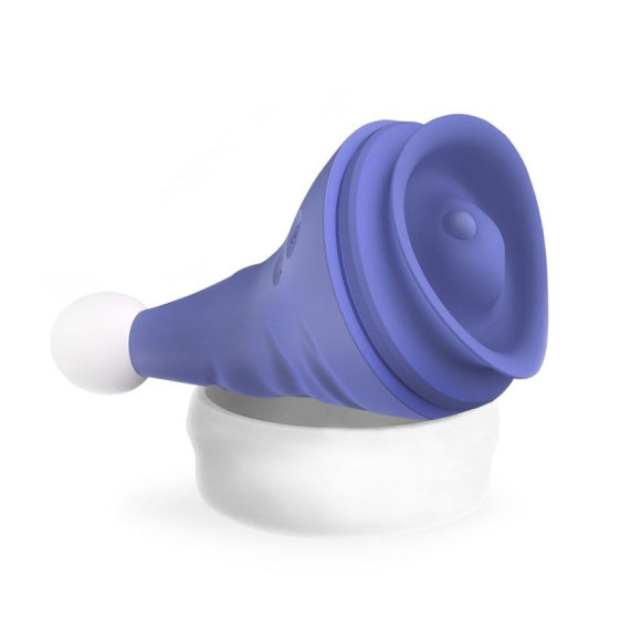 Сиреневый вибростимулятор в форме колпака Magical Santa Hat Сиреневый вибростимулятор в форме колпака Magical Santa Hat