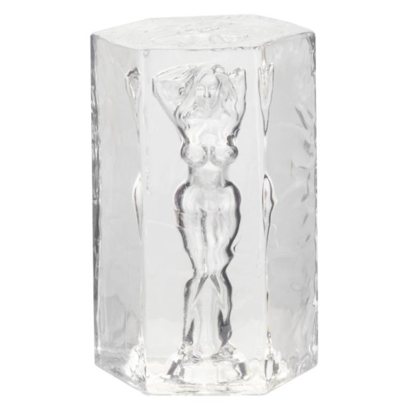 Прозрачный мастурбатор Farrah с внутренним рельефом в виде женского тела Прозрачный мастурбатор Farrah с внутренним рельефом в виде женского тела