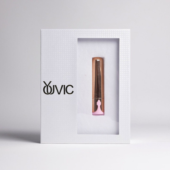 Золотистая перезаряжаемая вибропуля - 9,5 см. Золотистая перезаряжаемая вибропуля - 9,5 см.