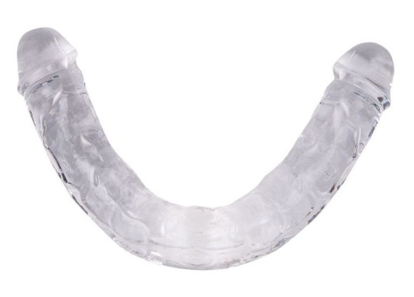 Прозрачный двусторонний фаллоимитатор Eternity - 29,5 см. Прозрачный двусторонний фаллоимитатор Eternity - 29,5 см.