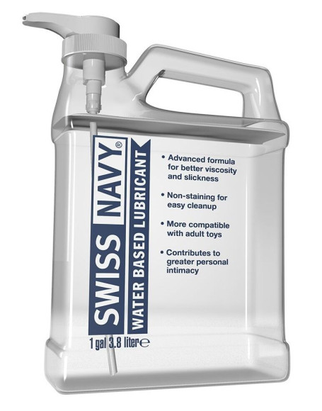 Канистра лубриканта Swiss Navy Water Based Lube на водной основе - 3,8 л. Канистра лубриканта Swiss Navy Water Based Lube на водной основе - 3,8 л.