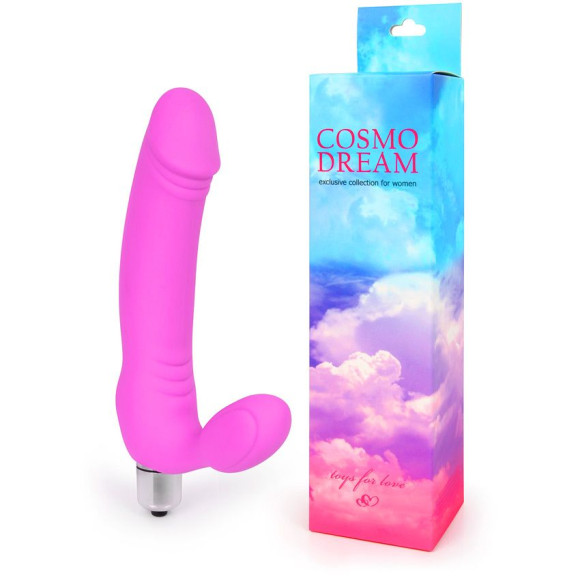 Розовый силиконовый вибромассажер-реалистик - 14,5 см. Розовый силиконовый вибромассажер-реалистик - 14,5 см.