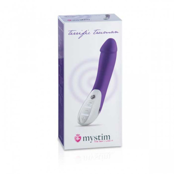 Фиолетовый вибратор Mystim Terrific Truman - 27 см. Фиолетовый вибратор Mystim Terrific Truman - 27 см.