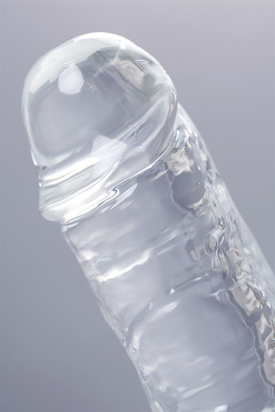 Прозрачный фаллоимитатор Auri - 20 см. Прозрачный фаллоимитатор Auri - 20 см.