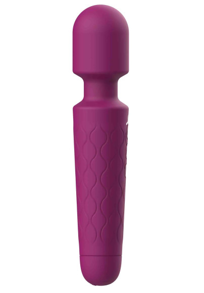 Фиолетовый жезловый вибромассажер Dreaming Wand - 20 см. Фиолетовый жезловый вибромассажер Dreaming Wand - 20 см.