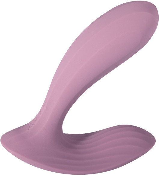 Розовый интерактивный вибромассажер Erica Розовый интерактивный вибромассажер Erica