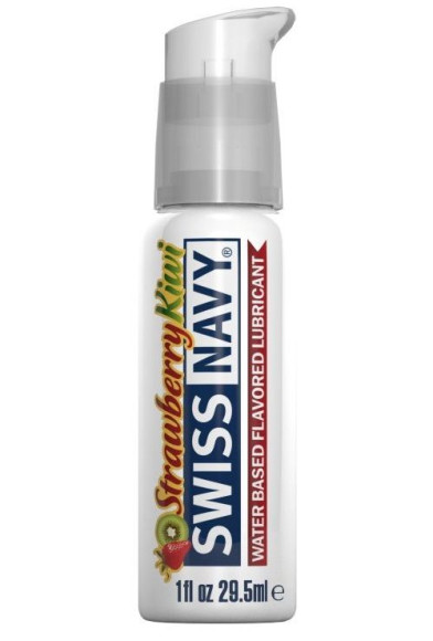 Лубрикант Swiss Navy Strawberry Kiwi Lube с ароматом клубники и киви - 29,5 мл. Лубрикант Swiss Navy Strawberry Kiwi Lube с ароматом клубники и киви - 29,5 мл.