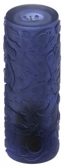 Синий мастурбатор с вибрацией Vertical Attack