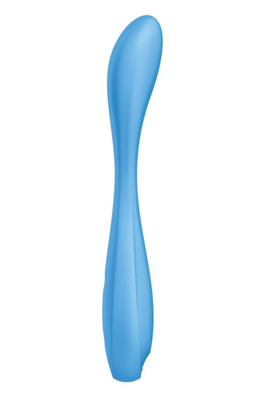 Голубой гибкий вибромассажер Satisfyer G-Spot Flex 4+ - 19 см. Голубой гибкий вибромассажер Satisfyer G-Spot Flex 4+ - 19 см.