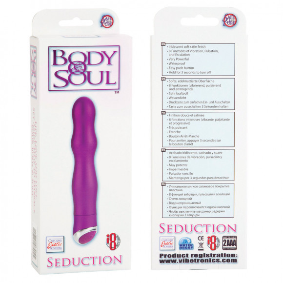 Розовый вибратор Body&Soul Seduction