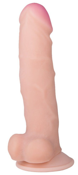Телесный реалистичный фаллоимитатор с присоской №76 - 17 см. Телесный реалистичный фаллоимитатор с присоской №76 - 17 см.