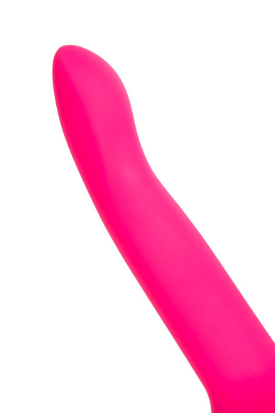 Розовый, светящийся в темноте фаллоимитатор Clint Glow - 20 см.