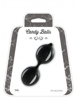 Чёрные вагинальные шарики CANDY BALLS TAFFY BLACK