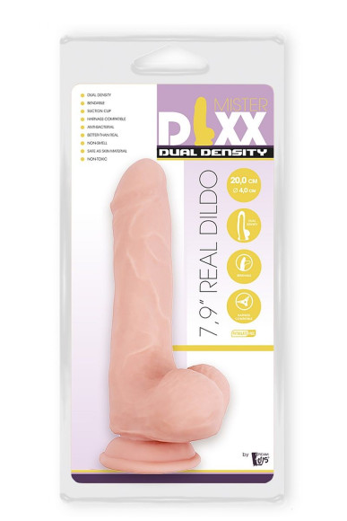 Телесный фаллоимитатор-реалистик Dual Density Dildo - 20 см. Телесный фаллоимитатор-реалистик Dual Density Dildo - 20 см.