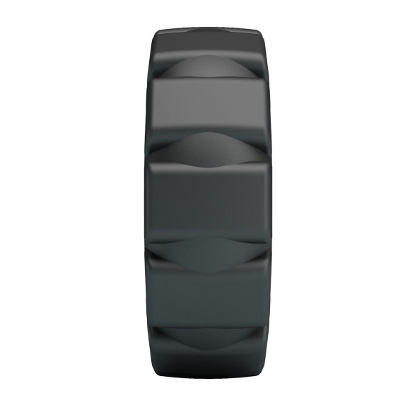 Черное фигурное силиконовое эрекционное кольцо Laiden Черное фигурное силиконовое эрекционное кольцо Laiden