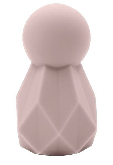 Розовый перезаряжаемый вибратор Polyhedron - 8 см. Розовый перезаряжаемый вибратор Polyhedron - 8 см.