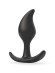 Черный анальный стимулятор - 9,2 см. Черный анальный стимулятор - 9,2 см.
