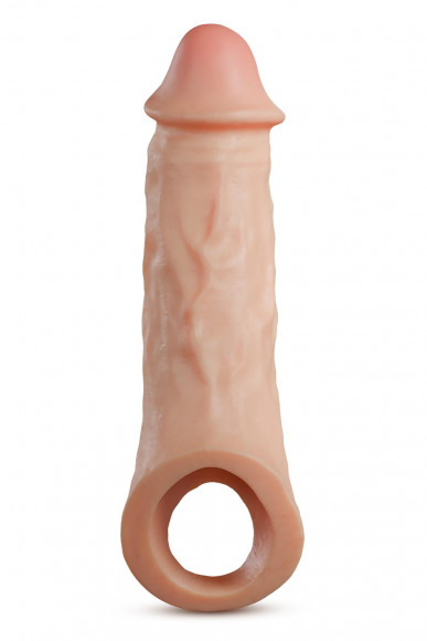 Телесная насадка-удлинитель Intrepid 9.25 Inch Realistic Penis Extender Sleeve - 23,5 см.