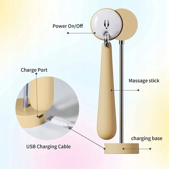 Желтый клиторальный стимулятор Moonflow Желтый клиторальный стимулятор Moonflow