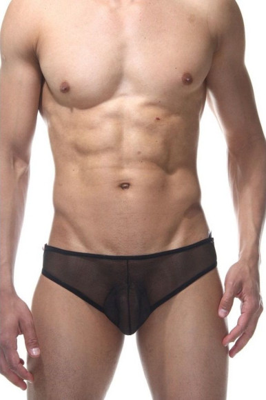 Мужские трусы-слипы с пикантной задней частью из рюшек Мужские трусы-слипы с пикантной задней частью из рюшек