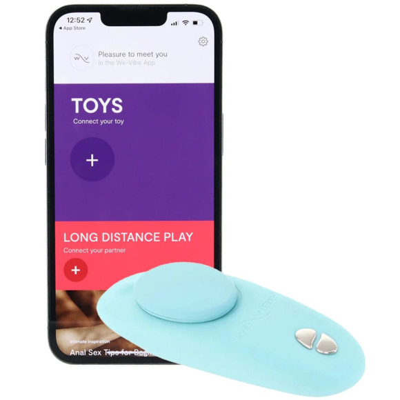 Аквамариновый вибратор We-Vibe Moxie+ Аквамариновый вибратор We-Vibe Moxie+