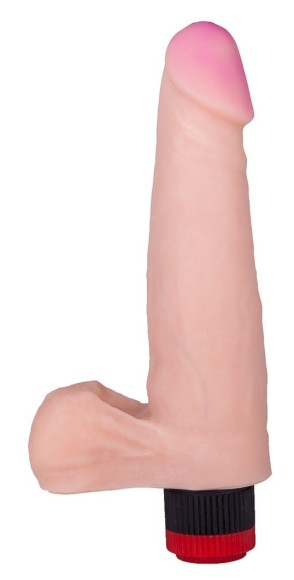 Упругий вибратор с мошонкой ART-Style №10 - 21,5 см. Упругий вибратор с мошонкой ART-Style №10 - 21,5 см.