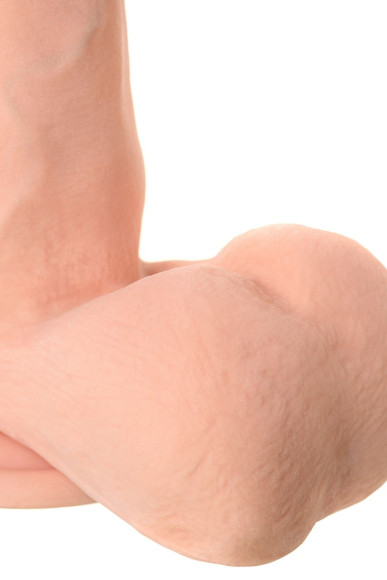 Телесный реалистичный фаллоимитатор Leo - 20 см. Телесный реалистичный фаллоимитатор Leo - 20 см.