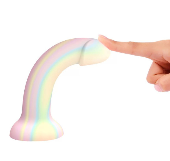 Фаллоимитатор из жидкого силикона Dildolls Fantasia - 17,6 см. Фаллоимитатор из жидкого силикона Dildolls Fantasia - 17,6 см.