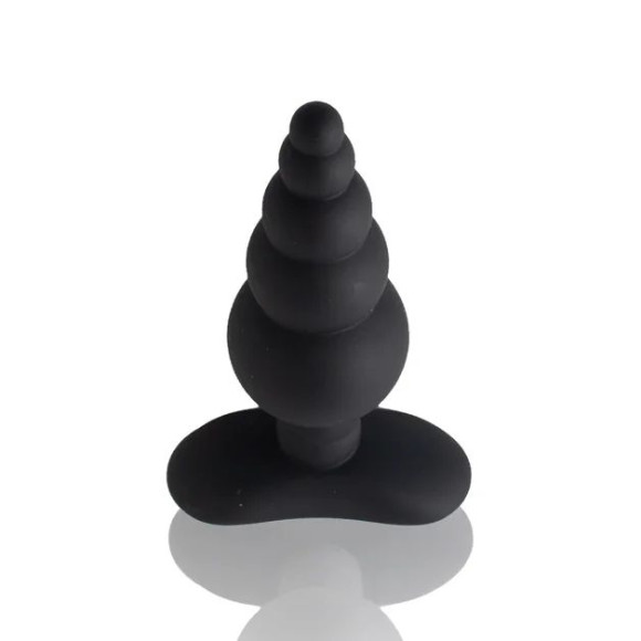 Черная анальная пробка Unicorn Playful - 10 см. Черная анальная пробка Unicorn Playful - 10 см.