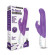 Фиолетовый G-стимулятор с клиторальным отростком - 24 см. Фиолетовый G-стимулятор с клиторальным отростком - 24 см.