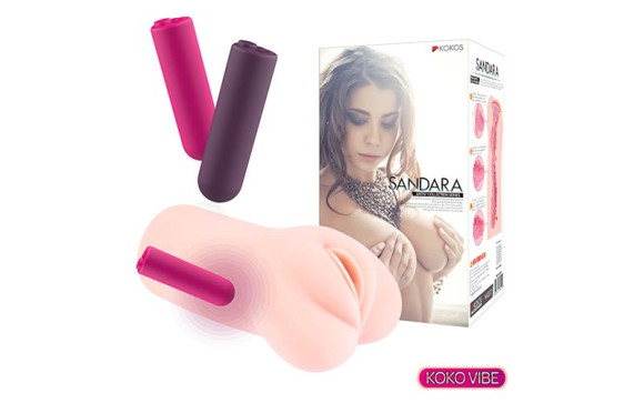 Телесный вибромастурбатор-вагина Sandara Auto Телесный вибромастурбатор-вагина Sandara Auto