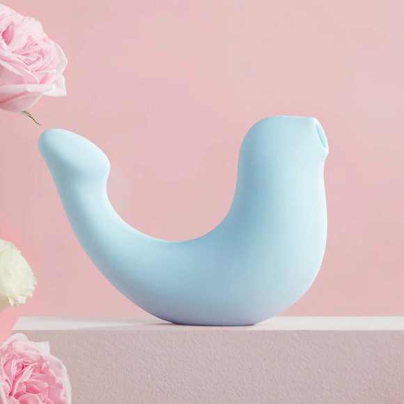 Голубой вибростимулятор G-spa для G-точки и клитора Голубой вибростимулятор G-spa для G-точки и клитора