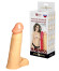 Насадка-фаллос телесного цвета - 16,3 см. Насадка-фаллос телесного цвета - 16,3 см.