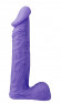 Фиолетовый фаллоимитатор большого размера XSKIN 9 PVC DONG - 23 см.